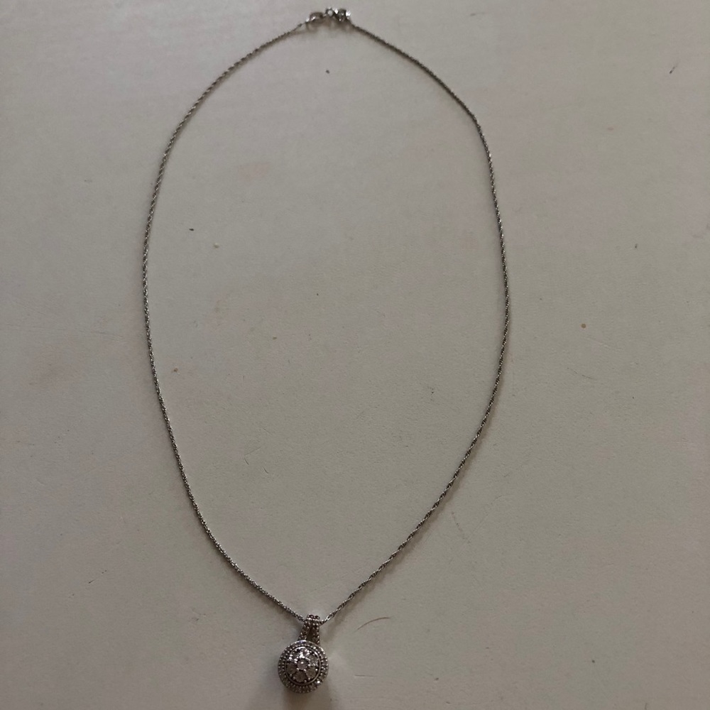 Silver Circle Necklace